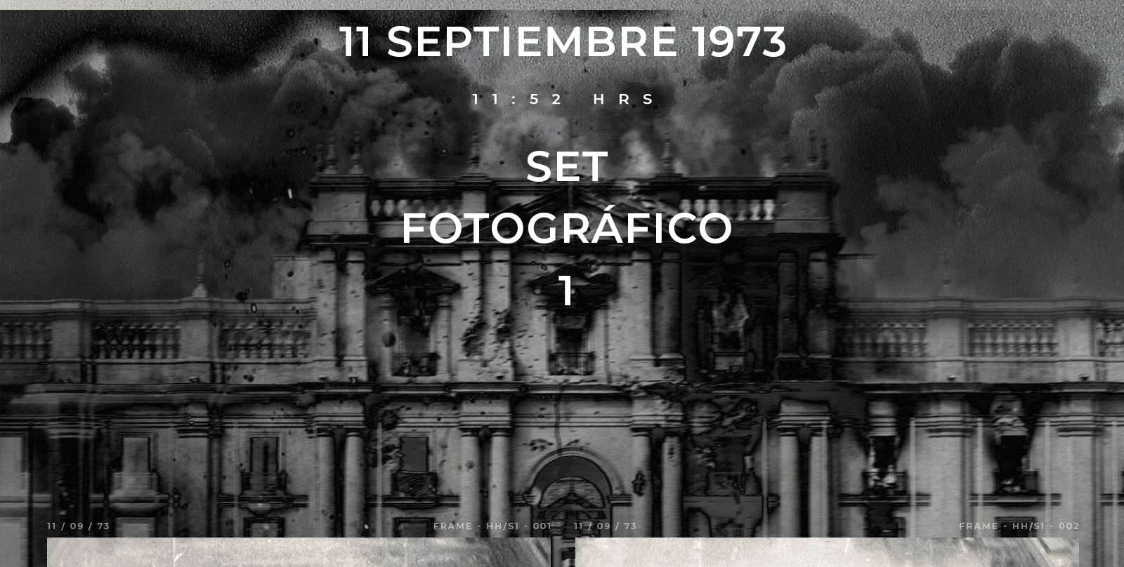 11 Septiembre 1973 - 11:52 HRS - Set Fotográfico 1