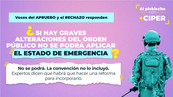 ¿Si hay graves alteraciones del orden público no se podrá aplicar el estado de emergencia?