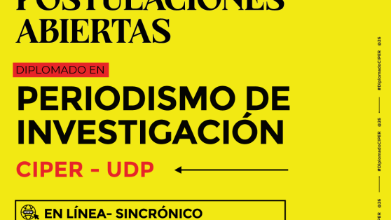 Matrículas abiertas para el Diplomado de Periodismo de Investigación CIPER-UDP 2026