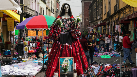 La bendita Santa Muerte