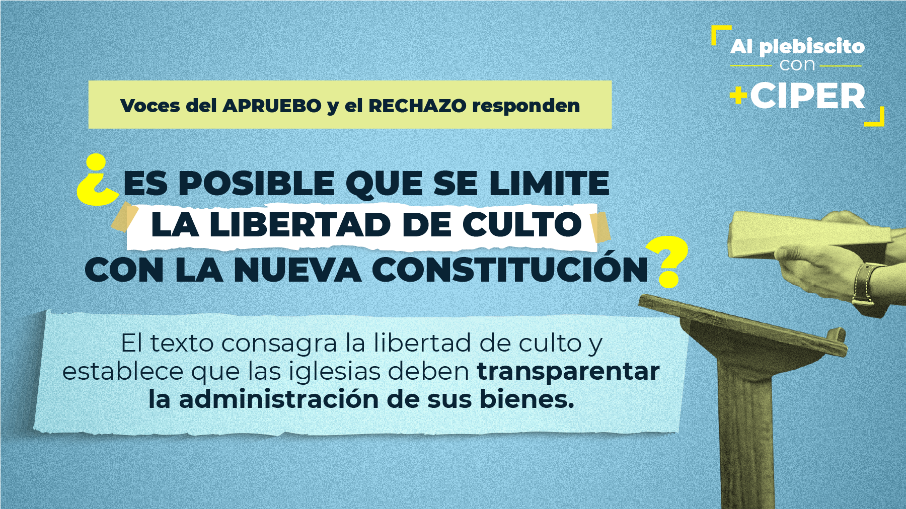 Es posible que se limite la libertad de culto y se cierren iglesias con la  nueva Constitución? - CIPER Chile