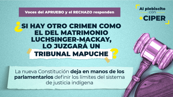 ¿Si hay otro crimen como el del matrimonio Luchsinger-Mackay, lo juzgará un tribunal mapuche?