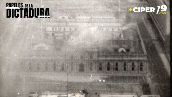 Imágenes históricas inéditas: las fotos del ataque a La Moneda tomadas por la cámara de uno de los aviones Hawker Hunter