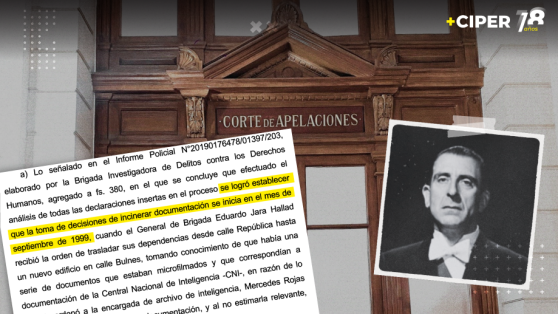 Arista del Caso Frei: Corte de Apelaciones de Santiago confirma condenas a militares por la quema de archivos de la CNI