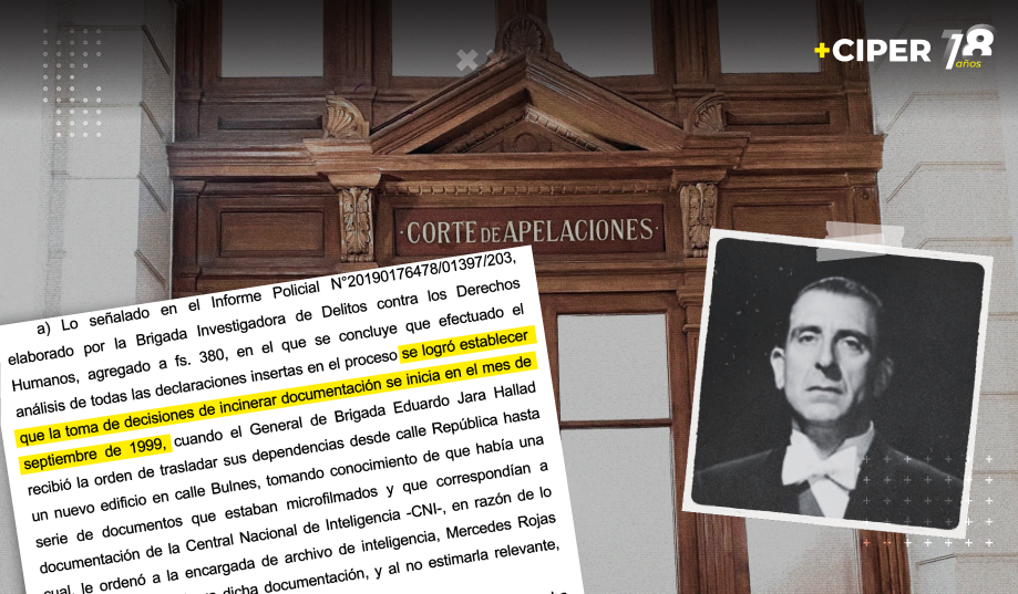 Arista del Caso Frei: Corte de Apelaciones de Santiago confirma condenas a militares por la quema de archivos de la CNI