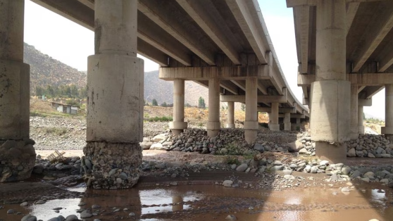 El río Maipo, en situación grave