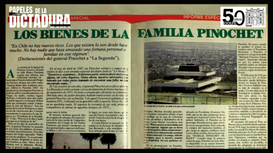 Los bienes de la familia Pinochet I