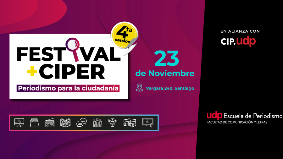 Festival +CIPER: Un Encuentro entre Periodismo y Ciudadanía