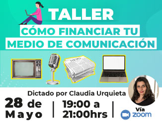 Taller "Cómo financiar tu medio de comunicación"