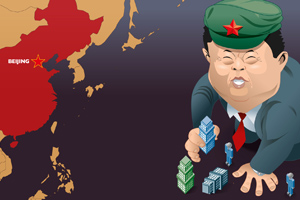 La "telaraña" de Wang Jing y la conexión militar con China