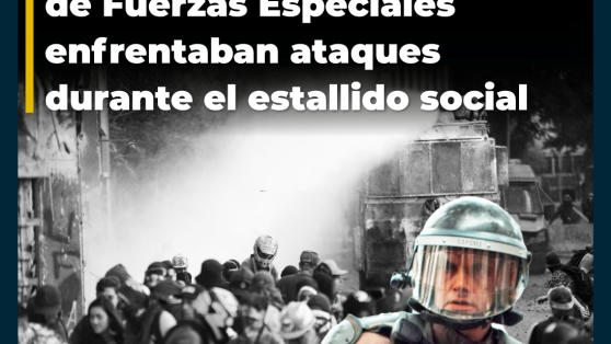 "Te vamos a sacar los ojos": imágenes revelan cómo Claudio Crespo y su equipo de Fuerzas Especiales enfrentaban ataques durante el estallido social