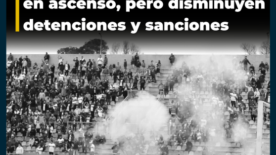 Creciente impunidad: desde 2013 los casos de violencia en los estadios van en ascenso, pero disminuyen detenciones y sanciones
