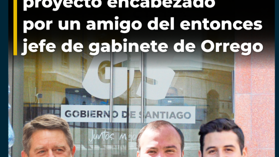 Convenio de $1.900 millones del GORE Metropolitano financió proyecto encabezado por un amigo del entonces jefe de gabinete de Orrego