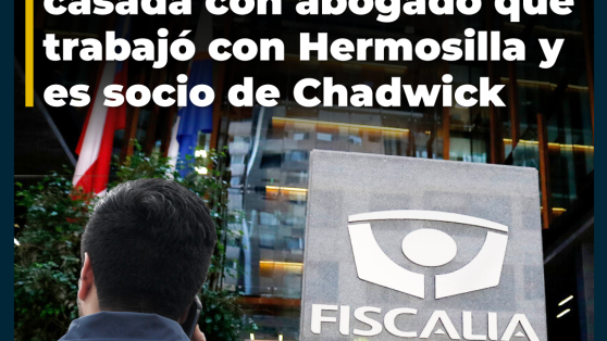 Funcionaria de la Fiscalía Nacional a la que incautaron celular está casada con abogado que trabajó con Hermosilla y es socio de Chadwick