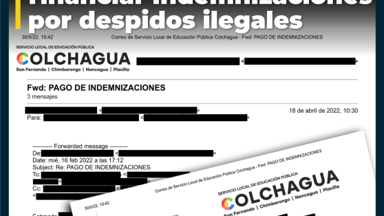 Correos muestran que el SLEP de Colchagua desvió $2.253 millones para financiar indemnizaciones por despidos ilegales
