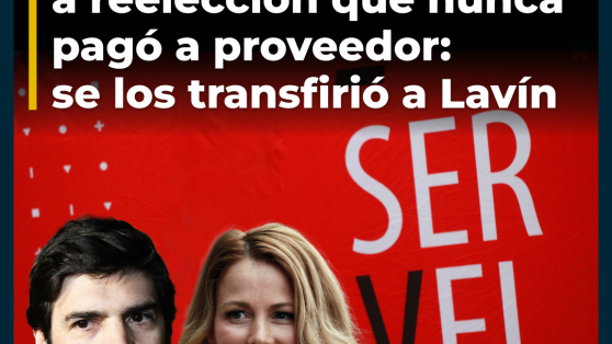 Cathy Barriga rindió $10 millones al Servel por gastos de campaña a reelección que nunca pagó a proveedor: se los transfirió a Lavín