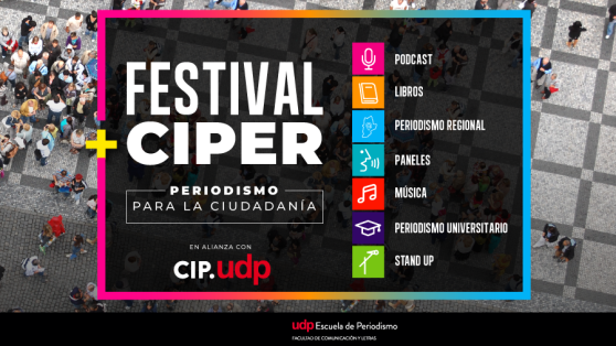 Te invitamos al Festival +CIPER: Periodismo para la Ciudadanía