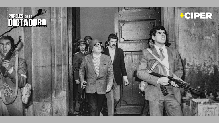 Audio con historia: sargento de la FACH relata que él tomó las últimas fotos de Allende en La Moneda