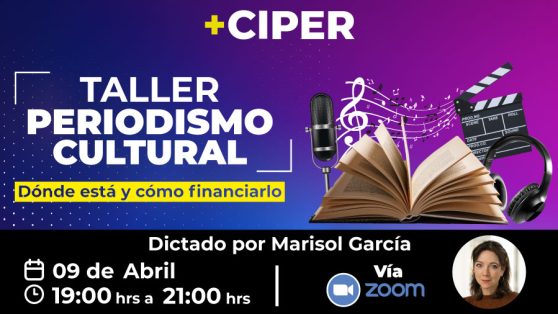 No te pierdas el taller «Periodismo cultural: dónde está y cómo financiarlo»