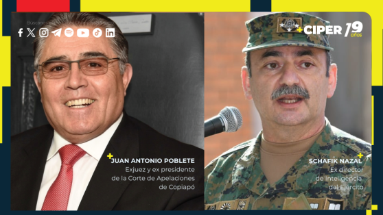 Operación Topógrafo: exjuez Juan Poblete y ex director de Inteligencia del Ejército, Schafik Nazal, fueron condenados por espionaje ilegal